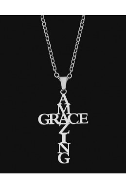 Кулон крест "Amaizing Grace"